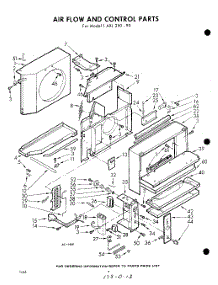 04 - Air Flow And Control parts for Whirlpool Air Conditioner 1AXL25090 / from AppliancePartsPros.com