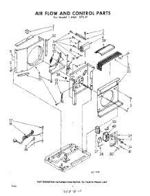 04 - Air Flow And Control parts for Whirlpool Air Conditioner 1AXM07091 / from AppliancePartsPros.com