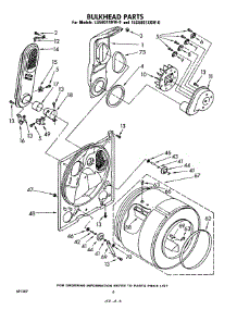 06 - Bulkhead parts for Whirlpool Dryer 1LG5801XKW0 / from AppliancePartsPros.com