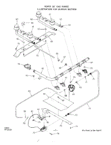 04 - Section parts for Whirlpool Range 1212W0A / from AppliancePartsPros.com