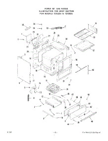 06 - Section parts for Whirlpool Range 1212W2A / from AppliancePartsPros.com