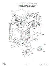04 - Section parts for Whirlpool Oven 2041B30 / from AppliancePartsPros.com