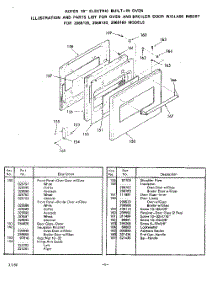 06 - Upper Oven And Lower Broiler parts for Whirlpool Oven 2068120 / from AppliancePartsPros.com