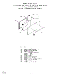 08 - Section parts for Whirlpool Range 1213W0A / from AppliancePartsPros.com