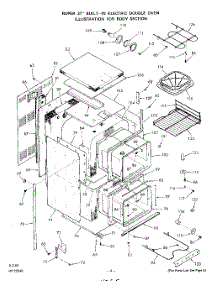 05 - Section parts for Whirlpool Oven 2079B20 / from AppliancePartsPros.com