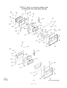 07 - Section parts for Whirlpool Oven 2079B30 / from AppliancePartsPros.com