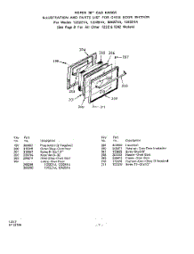 08 - Section parts for Whirlpool Range 1222W0A / from AppliancePartsPros.com