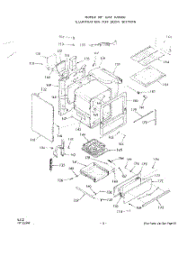 09 - Oven Doors parts for Whirlpool Range 1232W0A / from AppliancePartsPros.com