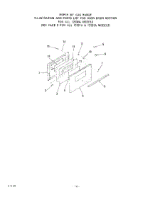 08 - Rotisserie , Griddle parts for Whirlpool Range 1233W0A / from AppliancePartsPros.com