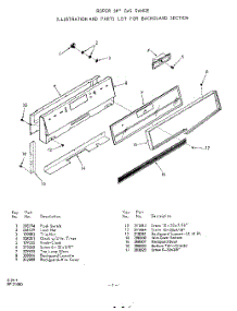 02 - Main Top parts for Whirlpool Range 1238W46 / from AppliancePartsPros.com
