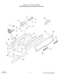 02 - Section parts for Whirlpool Range 2222W00 / from AppliancePartsPros.com