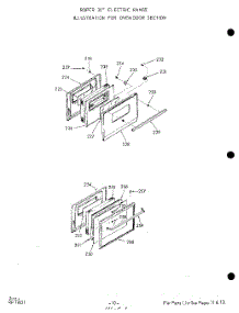 11 - Section parts for Whirlpool Range 2228W20 / from AppliancePartsPros.com