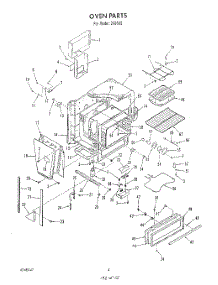 03 - Oven parts for Whirlpool Range 2496^2A / from AppliancePartsPros.com