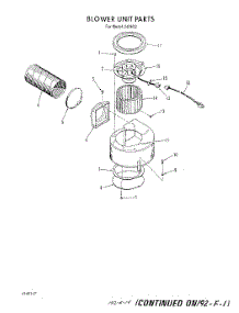 04 - Blower parts for Whirlpool Range 2496^2A / from AppliancePartsPros.com