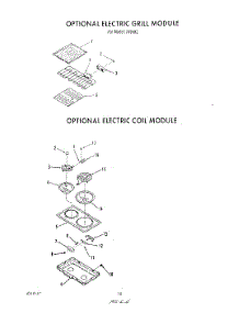 08 - Electric Grill , Electric Coil parts for Whirlpool Range 2496^2A / from AppliancePartsPros.com