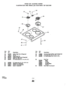 03 - Body parts for Whirlpool Range 2262W00 / from AppliancePartsPros.com