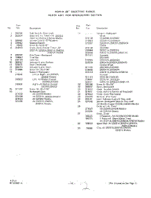 03 - Main Top parts for Whirlpool Range 2262W1A / from AppliancePartsPros.com