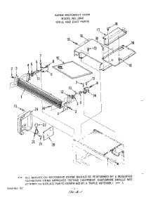 06 - Section parts for Whirlpool Microwave 2652000 / from AppliancePartsPros.com