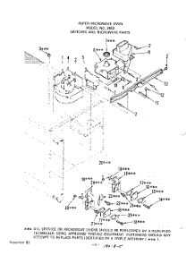 10 - Section parts for Whirlpool Microwave 2652000 / from AppliancePartsPros.com