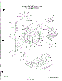05 - Section parts for Whirlpool Range 2362W1A / from AppliancePartsPros.com