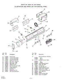03 - Burner parts for Whirlpool Range 1560B06 / from AppliancePartsPros.com
