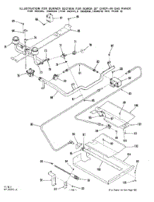 06 - Section parts for Whirlpool Range 1560B06 / from AppliancePartsPros.com