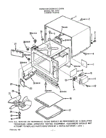02 - Section parts for Whirlpool Microwave 2912000 / from AppliancePartsPros.com
