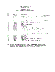 07 - Door parts for Whirlpool Microwave 2912000 / from AppliancePartsPros.com