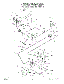 04 - Section parts for Whirlpool Range 1560B16 / from AppliancePartsPros.com