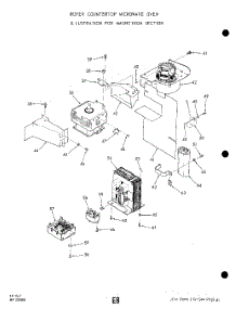 04 - Section parts for Whirlpool Microwave 2921000 / from AppliancePartsPros.com