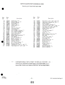 09 - Oven Door parts for Whirlpool Microwave 2921010 / from AppliancePartsPros.com