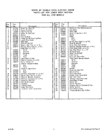 04 - Oven Door parts for Whirlpool Range 2735W0A / from AppliancePartsPros.com