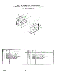 05 - Upper Oven Pedestal parts for Whirlpool Range 2735W0A / from AppliancePartsPros.com