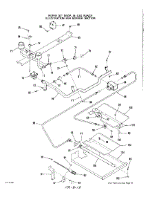 04 - Section parts for Whirlpool Range 1560B36 / from AppliancePartsPros.com