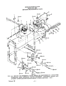04 - Section parts for Whirlpool Microwave 2952010 / from AppliancePartsPros.com