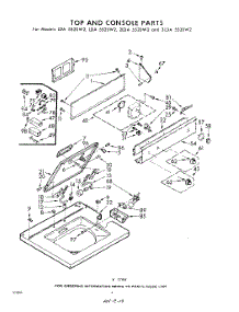 04 - Top And Console parts for Whirlpool Washer 2LDA5520W2 / from AppliancePartsPros.com