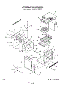 06 - Section parts for Whirlpool Range 1560B76 / from AppliancePartsPros.com