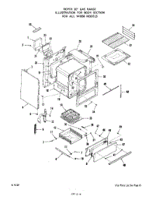 06 - Body parts for Whirlpool Range 1418W56 / from AppliancePartsPros.com