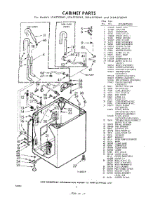 03 - Cabinet parts for Whirlpool Washer 2LFA5700W1 / from AppliancePartsPros.com