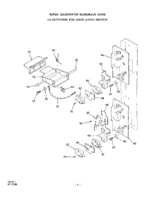 05 - Section parts for Whirlpool Microwave 2971000 / from AppliancePartsPros.com