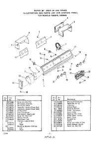 02 - Main parts for Whirlpool Range 1560B86 / from AppliancePartsPros.com