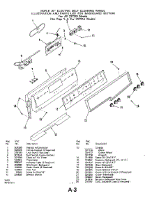02 - Section parts for Whirlpool Range 2372W1A / from AppliancePartsPros.com