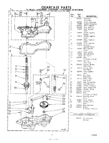 09 - Gear Case parts for Whirlpool Washer 2LFA5700W5 / from AppliancePartsPros.com