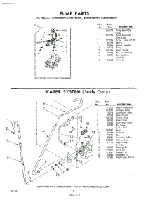 08 - Pump , Water System parts for Whirlpool Washer 2LHA5700W1 / from AppliancePartsPros.com