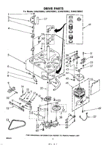 06 - Drive parts for Whirlpool Washer 2LHA5700W2 / from AppliancePartsPros.com