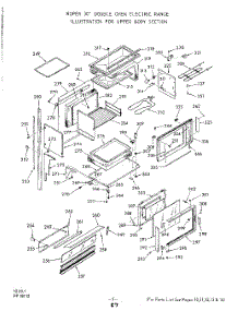 11 - Section parts for Whirlpool Range 2848W20 / from AppliancePartsPros.com