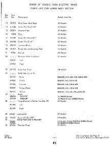 05 - Section parts for Whirlpool Range 2848W40 / from AppliancePartsPros.com