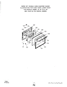 08 - Section parts for Whirlpool Range 2848W40 / from AppliancePartsPros.com