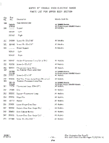 12 - Section parts for Whirlpool Range 2848W40 / from AppliancePartsPros.com