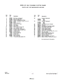 03 - Main Top parts for Whirlpool Range 2382W00 / from AppliancePartsPros.com